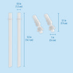 Bentgo Kids Water Bottle Replacement Straws (2-Pack)