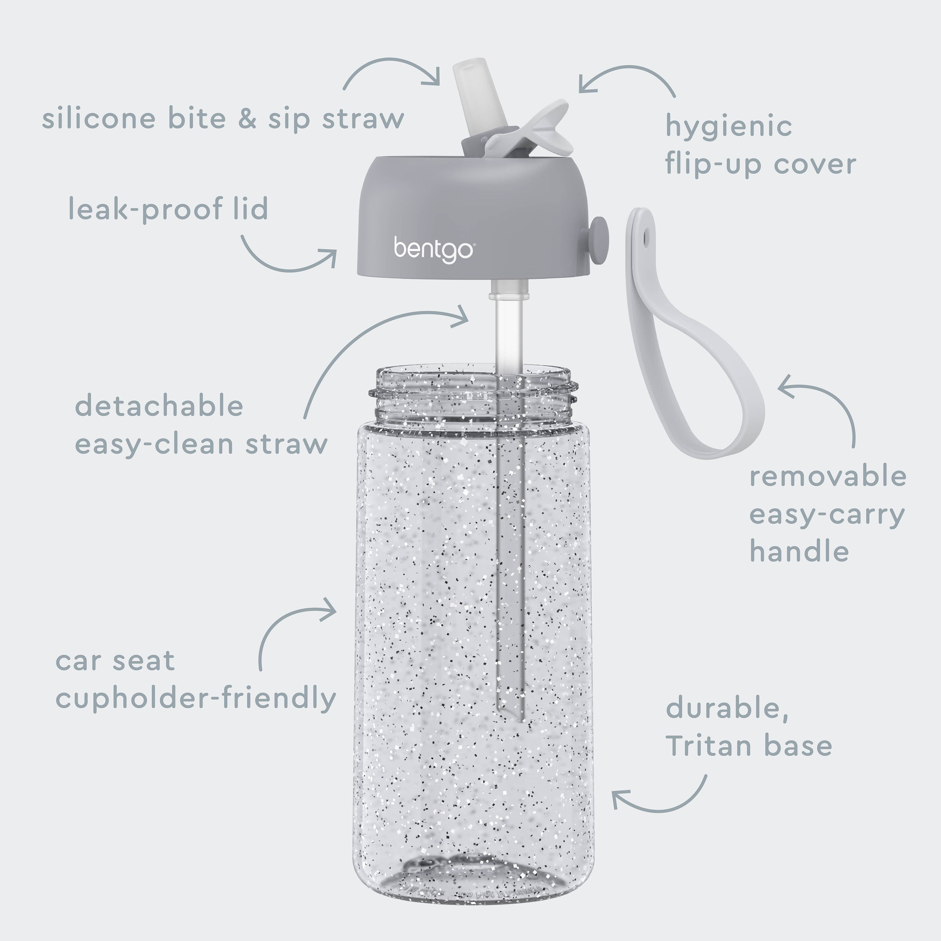 Bentgo Kids Water Bottle (Glitter)