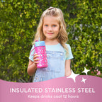 Bentgo Kids Stainless Steel Insulated Water Bottle (2-Pack)