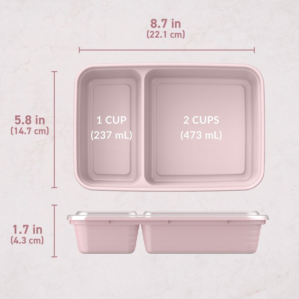 Bentgo Prep 2-Compartment Meal Prep Containers (20-Piece)