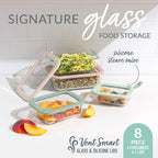Bentgo Signature Glass Food Storage Set (8-Piece)